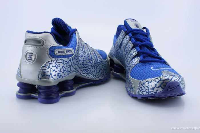 marine et gris Nike Shox NZ (1)